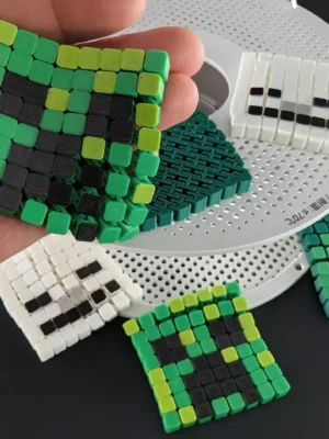 Minecraft Creeper Flexi Fidget 3D Baskı Modeli — Fidget Oyuncak
