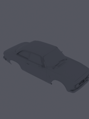 Alfa Romeo GTA Junior 1300 3D Baskı Maket STL