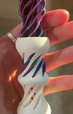 Vortex Spiral Fidgit 3D Baskı Modeli — Fidget Oyuncak