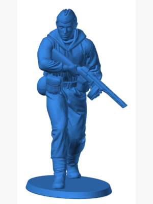 soviet recon 3D Baskı Modeli — Askeri Figür