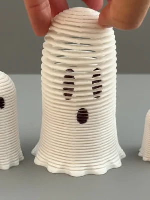 Stretchy Springy Ghosts 3 Sizes 3D Baskı Modeli — Fidget Oyuncak