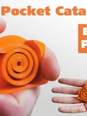 Pocket Catapult 3D Baskı Modeli — Fidget Oyuncak
