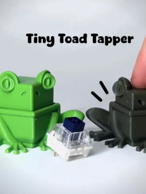 Tiny Toad Tapper 3D Baskı Modeli — Fidget Oyuncak
