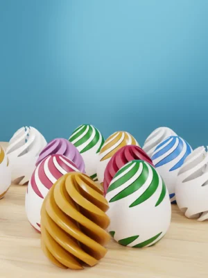 Passthrough Easter Egg Stylish Decoration And Fidget In One 3D Baskı Modeli — Fidget Oyuncak