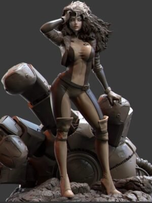 Rogue – X-Men 3D Baskı Figür STL Seti – 23 Parça