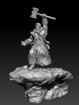 Thrall – Warcraft 3D Baskı Figür STL Seti – 15 Parça