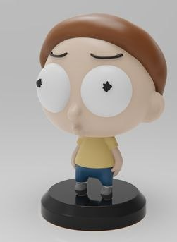 Rick and Morty – Morty Heykel 3D Baskı STL – 5 Parça