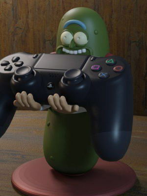 Rick and Morty – Rick PS4 Kumanda Standı 3D Baskı STL – 2 Parça