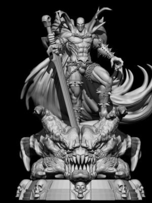 Spawn 3D Baskı Figür STL Seti – 19 Parça
