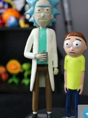Rick and Morty – Rick ve Morty Figür Seti 3D Baskı STL – 2 Parça