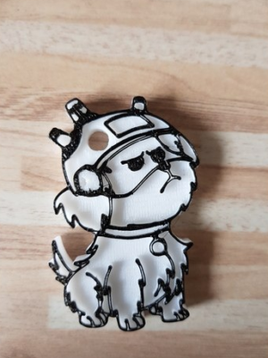 Rick and Morty – Snuffles (Kartopu) Anahtarlık 3D Baskı STL