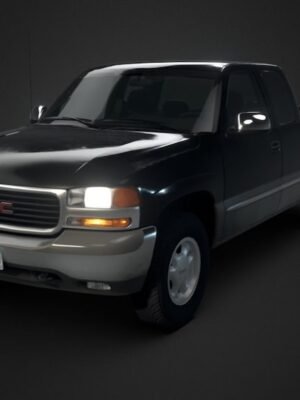 GMC Sierra 1500 Extended Cab (1999-2003) 3D Baskı STL Modeli