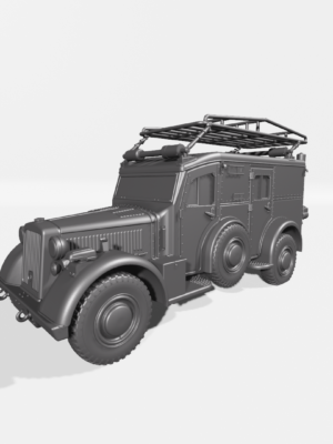Horch 901 Tip 40 RC Model Araba – Kapalı Kabin 3D Baskı STL