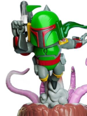 Boba Fett Chibi Koleksiyon Figürü – 3D Baskı STL Seti (20 Parça)