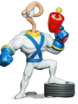Earthworm Jim Chibi 3D Baskı Figür Seti - 7 Parça STL