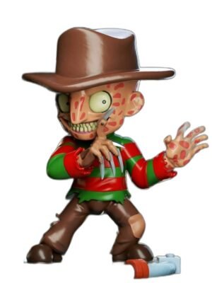 Freddy Krueger Chibi 3D Baskı Figür Seti – 8 Parça STL