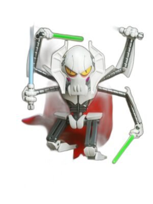 General Grievous Chibi 3D Baskı Figür Seti - 16 Parça STL