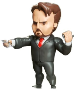 Hans Gruber Chibi 3D Baskı Figür Seti – 8 Parça STL