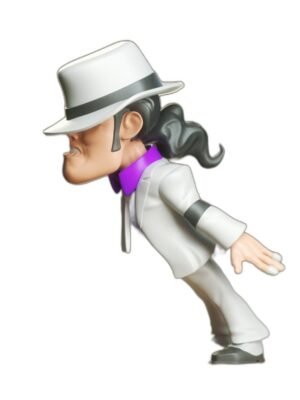 Michael Jackson Smooth Criminal Chibi 3D Baskı Figür Seti (7 Parça STL)