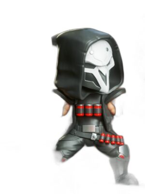 Overwatch Reaper Chibi 3D Baskı Figür Seti – 8 Parça STL