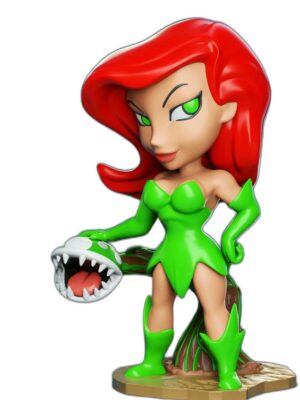 Poison Ivy Chibi Figür Seti – 3D Baskı STL (9 Parça)
