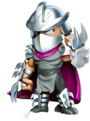 Shredder Chibi 3D Baskı Figür Seti – 8 Parça STL