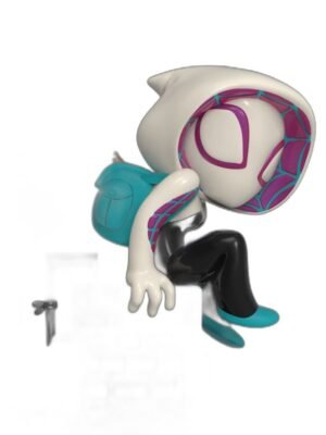 Spider-Gwen Chibi 3D Baskı Figür Seti – 9 Parça STL