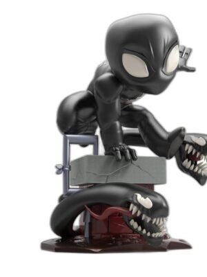 Symbiote Spider-Man Chibi 3D Baskı Figür Seti – 11 Parça STL