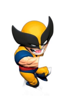Wolverine Chibi 3D Baskı Figür Seti – 6 Parça STL