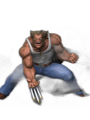 Wolverine ve Punisher Diorama 3D Baskı Figür Seti – 41 Parça STL