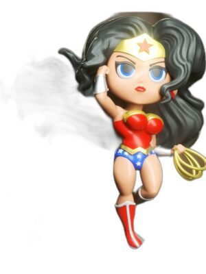 Wonder Woman Chibi 3D Baskı Figür Seti – 8 Parça STL