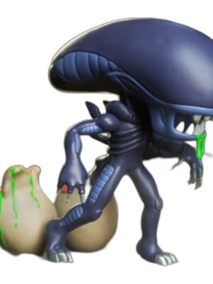 Xenomorph Chibi 3D Baskı Figür Seti – 9 Parça STL
