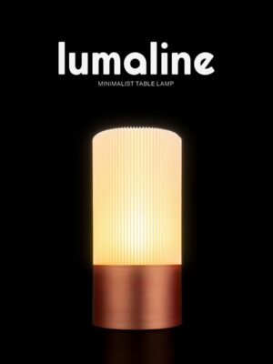 Lumaline Table Lamp 3D Baskı STL – 4 Dosya