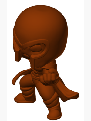 Magneto Chibi Kask Figürü