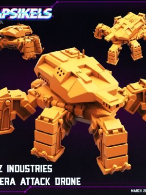 Kimera Saldırı Dronu - Siberpunk Minyatür 3D Baskı STL
