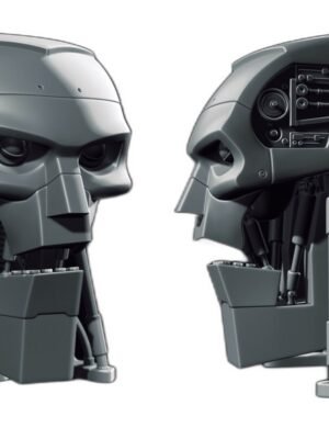 ABC Savaşçı Büst – Mekanik Robot Kafa Figürü | 3D Baskı STL Seti