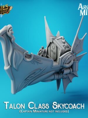 Talon Class Skycoach – Fantastik Uçan Gemi 3D Baskı STL