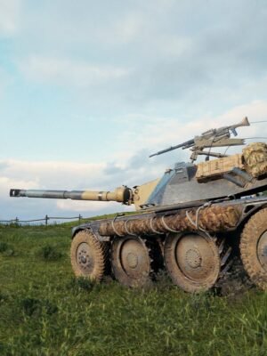 Panhard EBR 105 Fransız Hafif Zırhlı Araç 3D Baskı STL