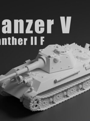 Alman Panzer V Panther Tankı 3D Baskı Miniature STL