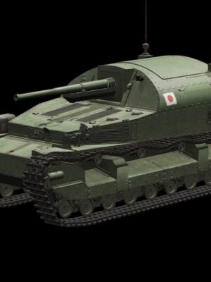 Ji-Ro Japon Tankı 3D Baskı Minyatür STL