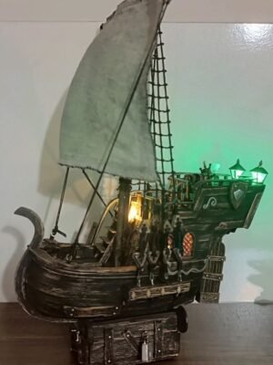 Ork Korsan Gemisi Minyatür 3D Baskı STL