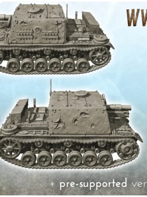 StuG 33 Alman Taarruz Topu 3D Baskı STL