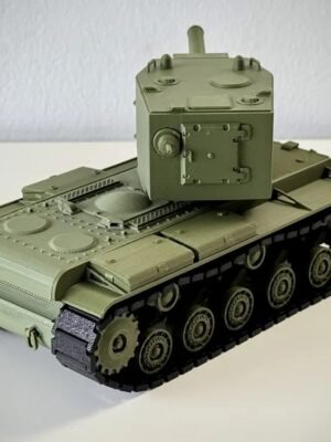 KV-2 Sovyet Ağır Tankı 3D Baskı STL – 4 Parça