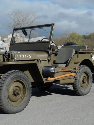 Willys MB Jeep Römork 3D Baskı STL (Katlanabilir Model Aksesuarı)