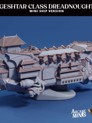Geshtar Dreadnought Zırhlı Mini Gemi 3D Baskı STL