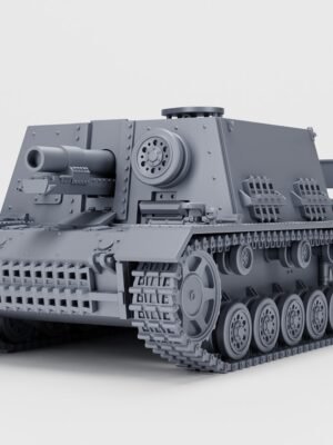 StuG 33B Alman Hücum Topu 3D Baskı STL Minyatür
