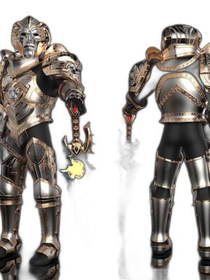 Anduin Wrynn Tam Zırh Takımı – 3D Baskı Figür Seti (24 Parça STL)