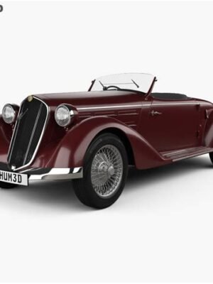 Alfa Romeo 6C 2300 S Touring Pescara Spider 1935 3D Baskı STL