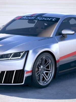 Audi TT RS Clubsport Turbo 2017 3D Baskı Modeli STL