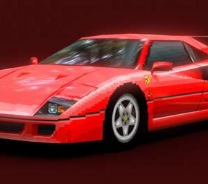 Ferrari F40 Low Poly